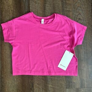 lululemon sonic pink cates tee